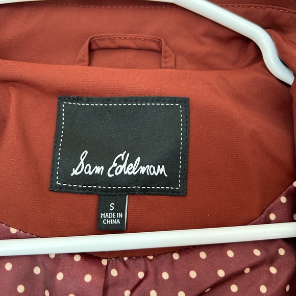 Sam Edelman Belted Trench Coat, size small - Picture 3 of 10